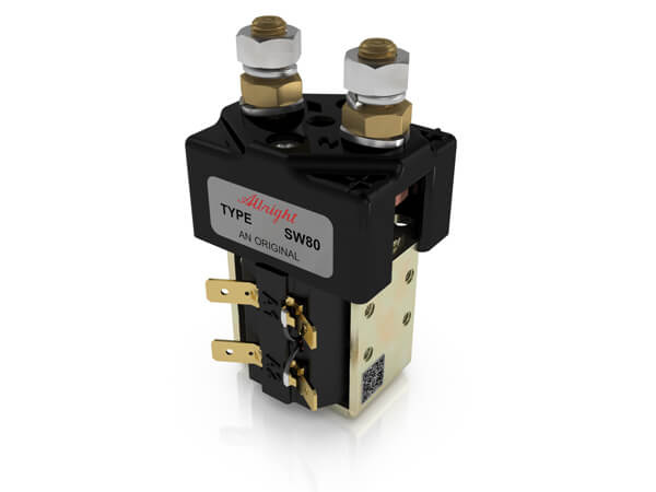 SW80-3 Albright 100A/125A 12V INT 1-pole 1-throw Contactor